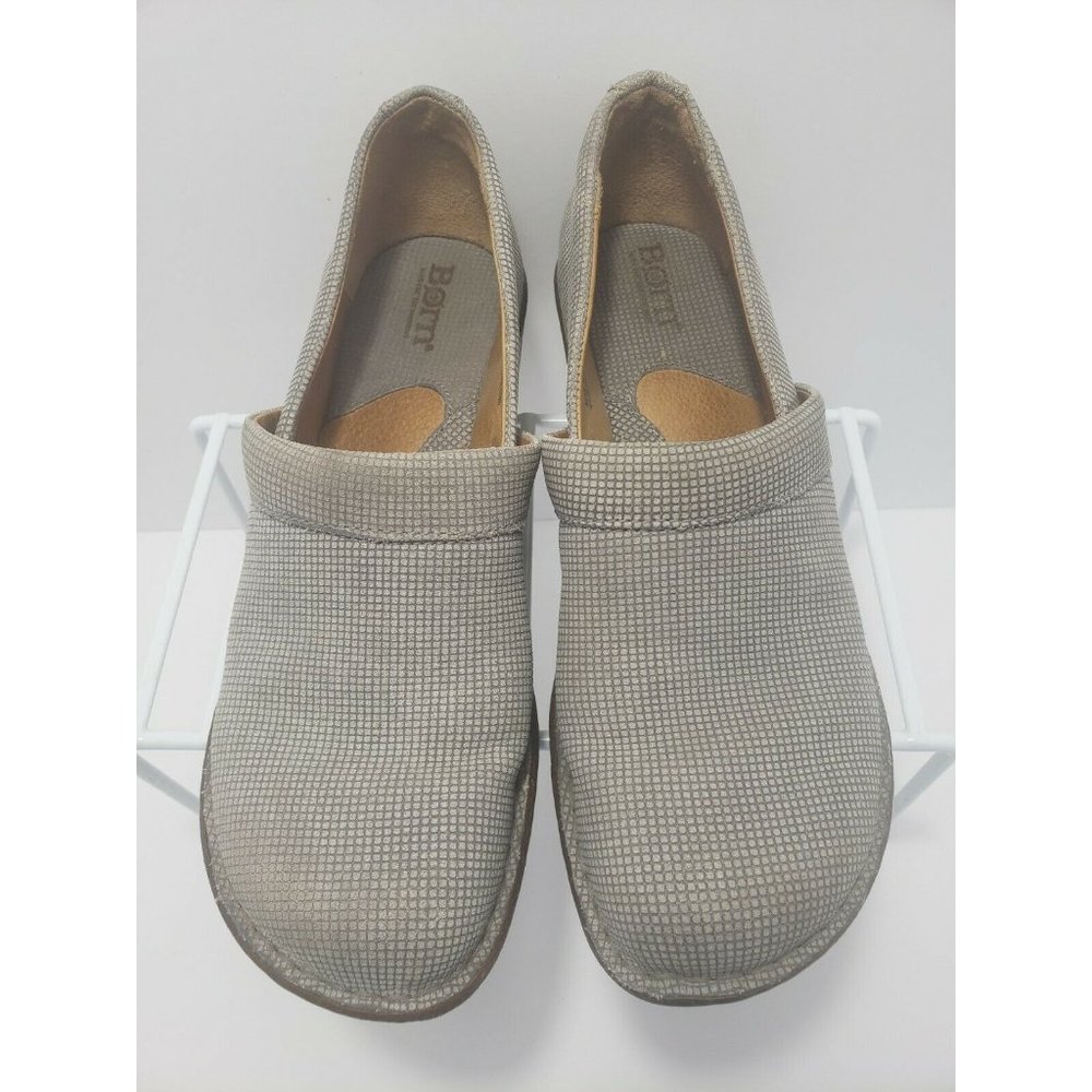 Born Women's Gray Clogs Slip-On Mule Size 8M - B23622 CQJ11